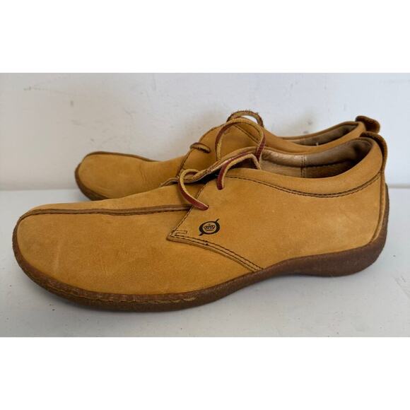 Born Womens Pine Brown Leather Handcrafted Plain Toe Casual Shoes US 7.5 M/W W12 - Picture 2 of 8